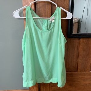 Charming Charlie mint tank top